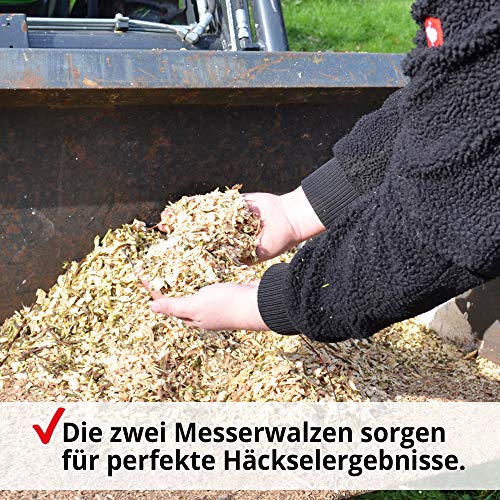 Hecht Benzin Häcksler mit kraftvollen 7,0 PS 4-Takt Motor und 208 ccm - ideal für dickes und sperriges Holz/Ãste â Mit moderner und brandneuster Technik â Häcksler Benzin (Häcksler Benzin Rot) – Bild 8