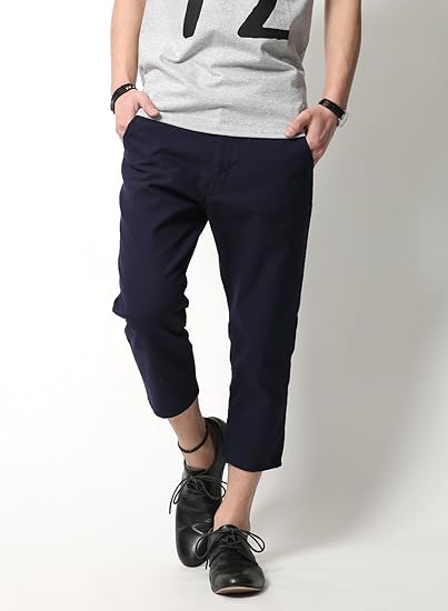 Amazon エムシーアパッシュ M C Apache クロップドパンツ メンズ チノパン アンクルパンツ くるぶし丈 日本製 国産 ロング パンツ 通販