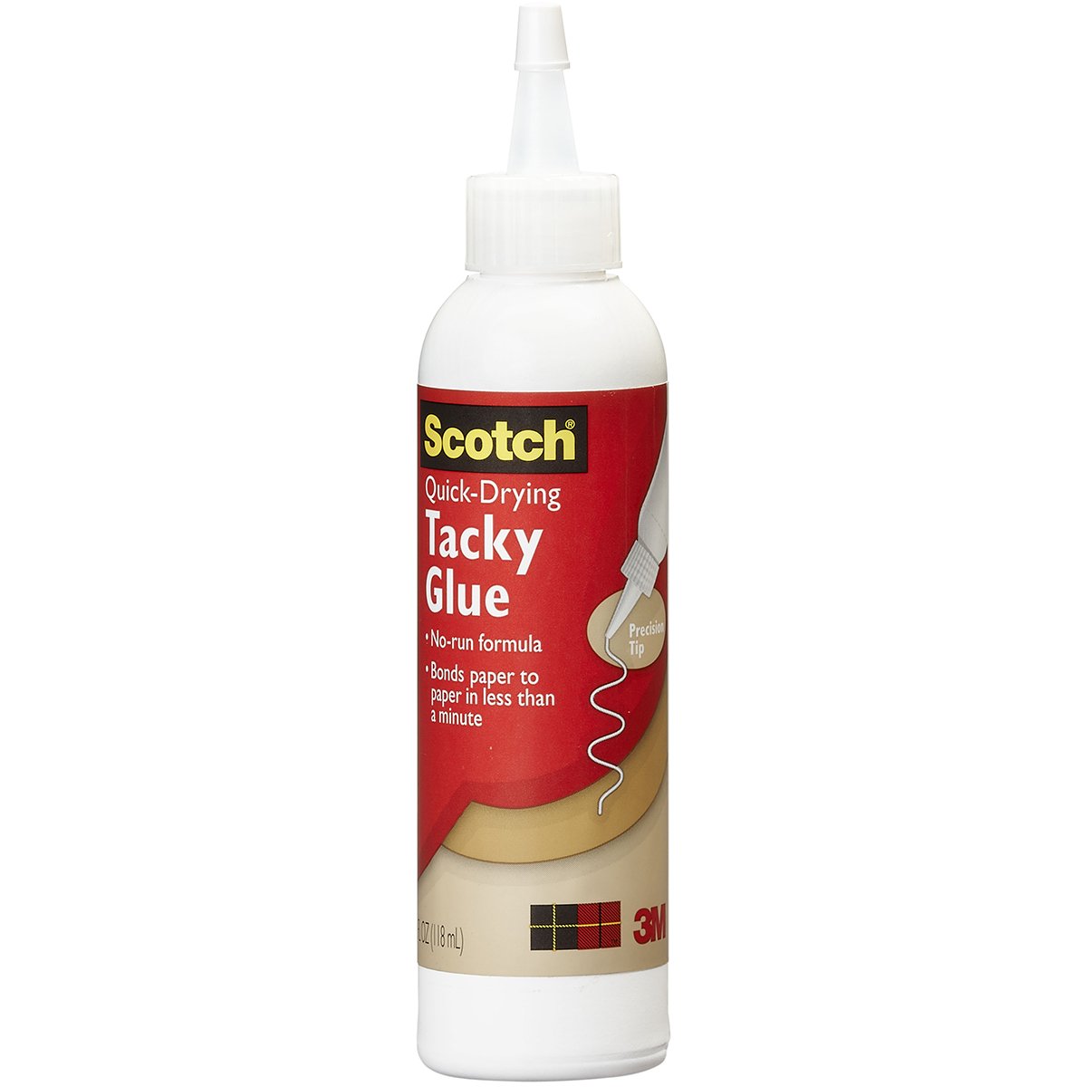 Scotch QuickDrying Tacky Glue, 4 oz, Precision Tip (6052B) Amazon.co