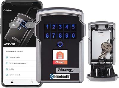 Master Lock Smart Connected Key Safe Wall Mount Bluetooth or Code