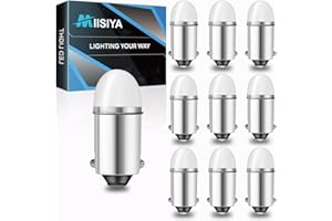 1895 Led Bulb 53 57 1893 1815 1816 Bulb BA9S Led Bulb for Car Dome Map License Plate Glove Box Lights Warm White DC/AC 12V, 1