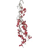 Melrose International Berry Twig Garland (Set of 3)