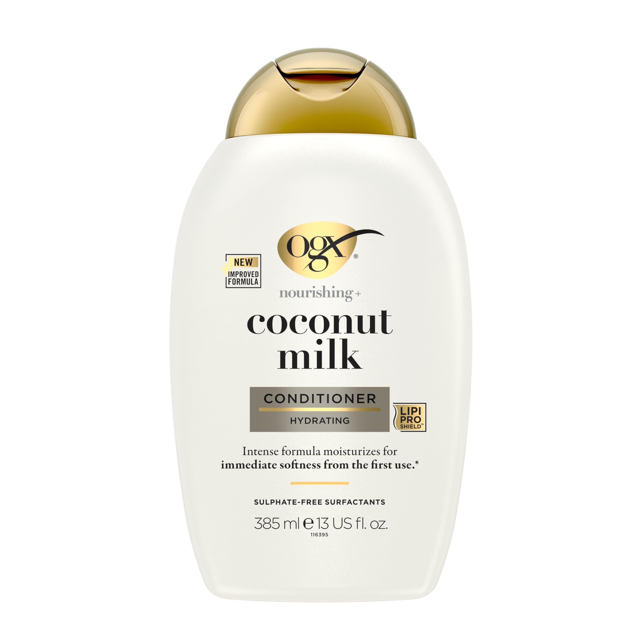 OGX Nourishing with Coconut Milk Hydrating Conditioner, Intensely Moisturizes for Immediate Softness from the First Use, Sulfate Free, 385ml — image 1