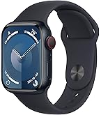 Apple Watch Series 7 GPS + Cellular, Midnight Aluminum Case. Apple Watch Series 7 GPS + Cellular, Midnight Aluminum Case.