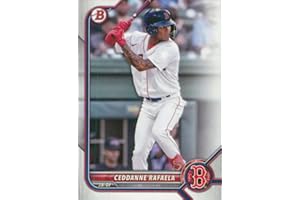 2022 BOWMAN DRAFT #BD-104 CEDDANNE RAFAELA BOSTON RED SOX BASEBALL OFFICIAL TRADING CARD OF MLB