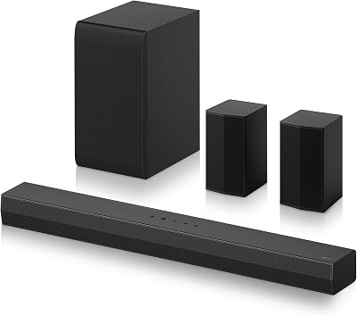 DS40TR - Barra de Sonido, Bluetooth, 400W, Negro