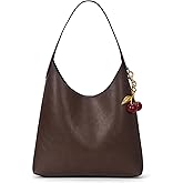 HICARRY Faux Suede Hobo Bags Vegan Leather Shoulder Bag Tote for Women Medium Slouchy Designer Handbags Purses Fall Fashion