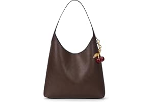 HICARRY Faux Suede Hobo Bags Vegan Leather Shoulder Bag Tote for Women Medium Slouchy Designer Handbags Purses Fall Fashion