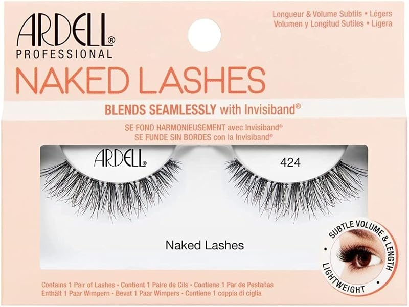 Ardell Naked Lash 424 False Eyelashes Subtle Volume Length Vegan 1 Pair