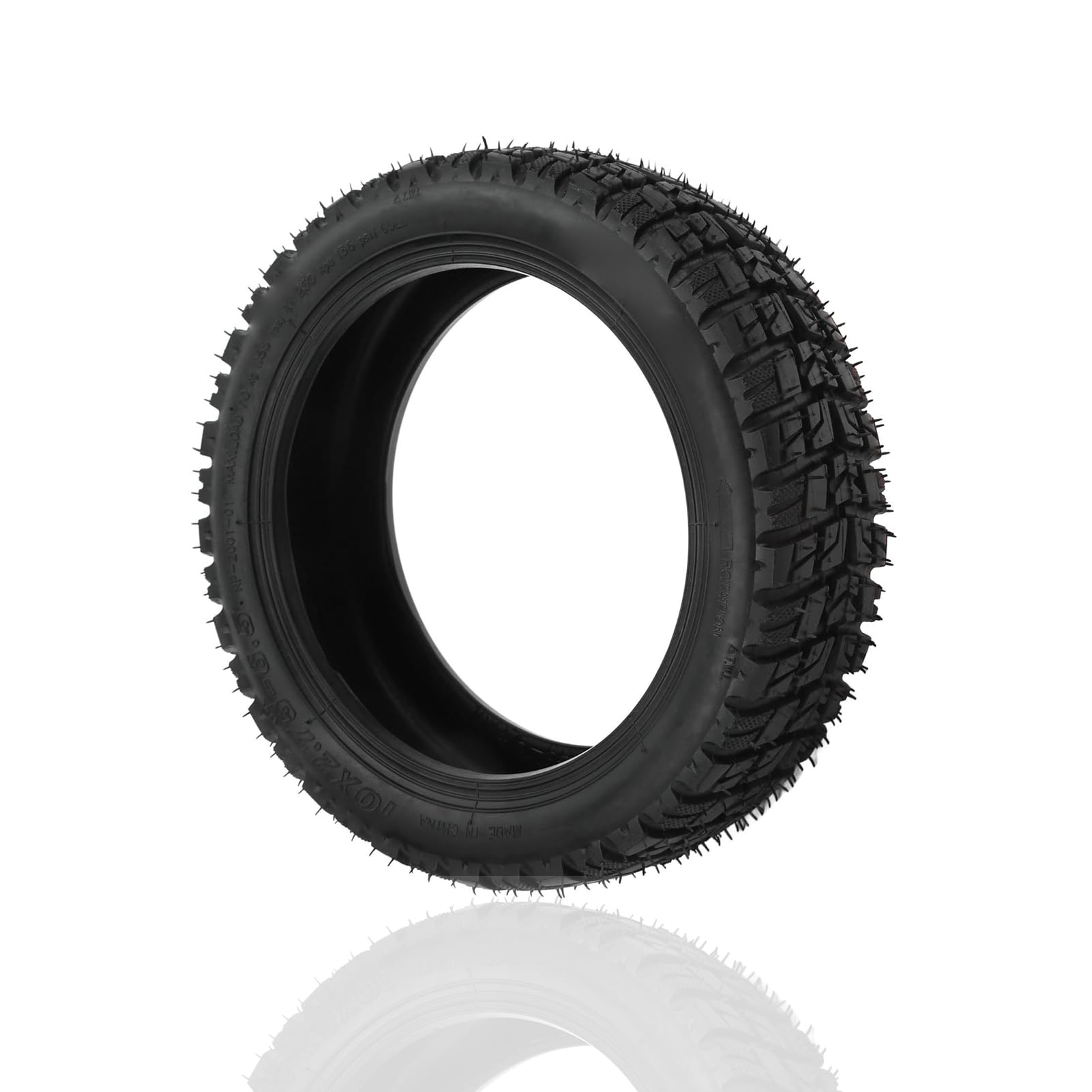 SUNGOOYUE 10x2.75-6.5 Tubeless Tire, 10 Inch Shock Absorbing Off Road Electric Scooter Tyre for Speedway 5 Dualtron 3 E Scooter