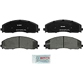 BOSCH BP1680 QuietCast Premium Semi-Metallic Disc Brake Pad Set - Front | Compatible with Select Ford F-250, F-350 Super Duty, F-450 Super Duty