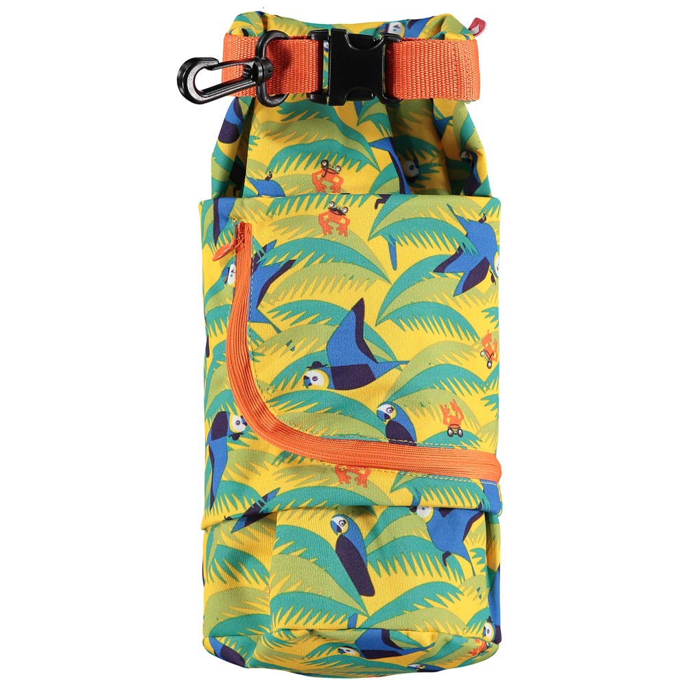 Close Pop-in Printed Stuff Sack Reusable & Washable Diaper Bag Waterproof Lock in odours and wetness Nappy Organizer Bag Reusable Washable Cloth Diaper Bag Parrot Print