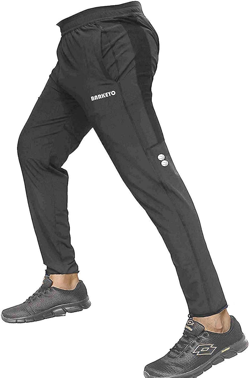 slim fit polyester track pants