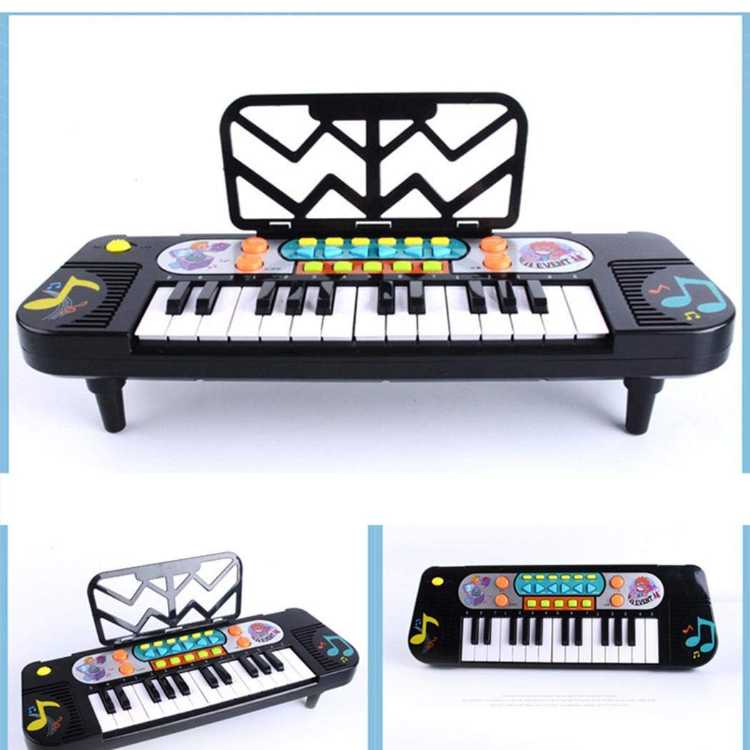 kirken Kids Children 37-Key Electronic Organ Toys Musical Instrument Piano Toy Pianos Keyboards Toy Gift