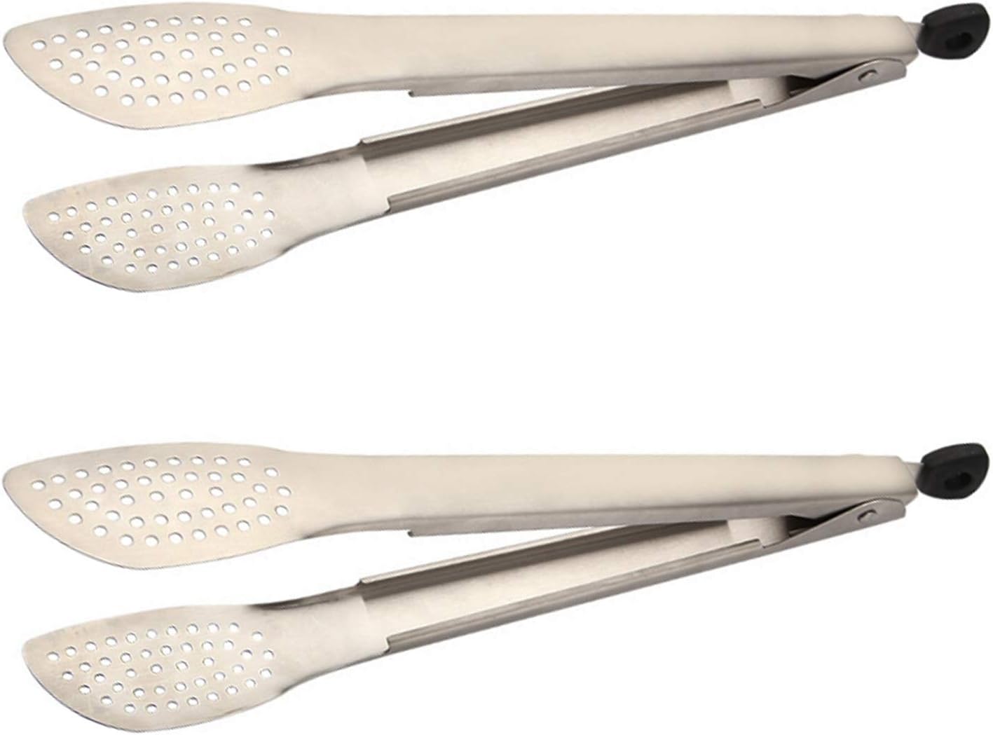 Axe Sickle 12 Inch BBQ Tongs 2pcs Stainless Steel Barbecue Grilling Tongs for Cooking, Barbecue, Baking, Toast.