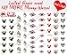 Clear Vinyl Cut, Peel and Stick Nail Art Decals/Stickers by DimOxy Designs Themed for Mickey Cruise (Ver.3) Lovers.