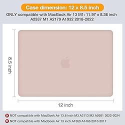 MOSISO Compatible with MacBook Air 13 inch Case