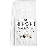 KFXHANGD Mimi Gifts Kitchen Towels, Grandma Mothers Day Birthday Gifts, Grandma Dish Towels, Mimi Decorative Hand Tea Towel for Bathroom Kitchen, 16x24 Inches
