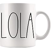 Lola Coffee Cup, Gifts for Christmas, Birthday, Mother's Day/Father's Day, Family Coffee Mug - 11oz