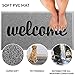 ANKO PVC Super Absorbent Outdoor Welcome MAT(30x18 inches) – Non-Slip Net Backing, Heavy Duty, Waterproof, Easy Clean, Low Profile Mat for Entry, Dust Trapper, Eco-Friendly