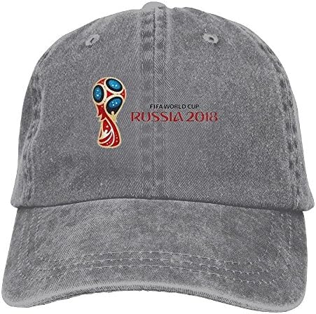 FKStore Unisex Russia 2018 World-Cup Snapback Curved Baseball Hats 100% Cotton Adjustable Denim Dad Cap