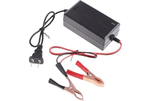 Car Battery Charger, 12V Battery Charger Maintainer Trickle Charger with Smart 3 Stage Charging and Power Indicator, Battery 