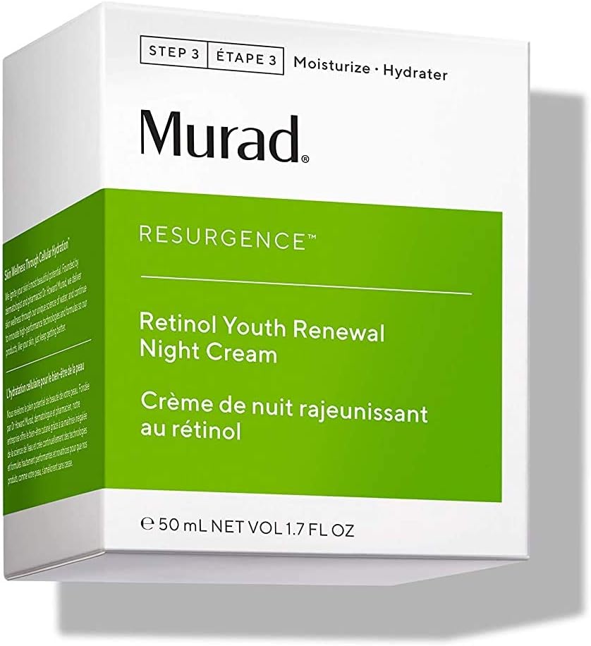 Murad Retinol Youth Renewal Night Cream 50ml, Anti-Aging Retinol moisturiser for Wrinkles & Fine Lines, Hydrating - Image 3
