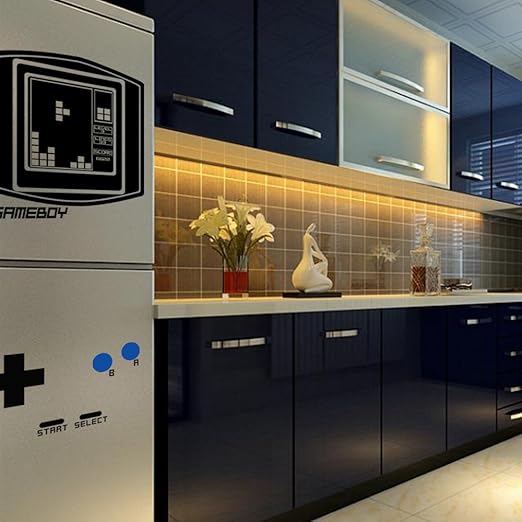 GECKOO Retro Falling Blocks Boy para la Nevera (Game Boy)-Vinilo ...