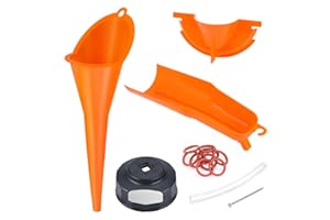 FIASRAC Oil Filter Wrench& Oil Change Kit: Crankcase Fill + Drip Free Oil Filter + Primary Case Funnel, O-Ring Oil kit for Harley Davidson