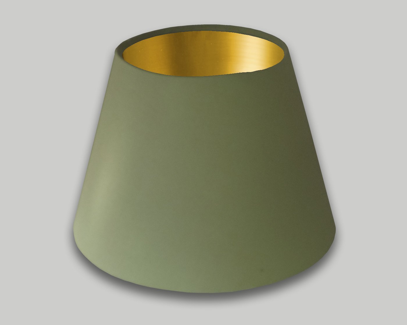 Green Empire Lampshade Brushed Gold Inner 25cm 30cm 35cm 40cm 50cm 60cm 70cm Tapered Cone