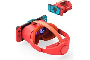 TYASOLEIL Upgraded VR Headset Compatible with Nintendo Switch & OLED, Adjustable 3D VR Glasses with Wide Compatibility for Switch, HD Lenses, No-Blur Immersive Gaming Experience