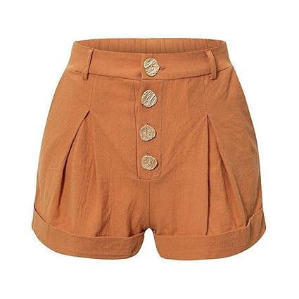 pantaloncini morbidi a vita alta