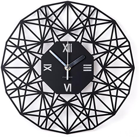 Wall Clock by Paperie,contemporary western silent Clocks,12-Inches