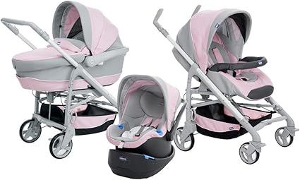Poussette chicco trio rose Clearance