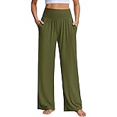 Stelle Wide Leg Yoga Pants for Women High Waisted Super Comfy Buttery Soft Lounge Pants with Pockets 26/28/30 Inseam
