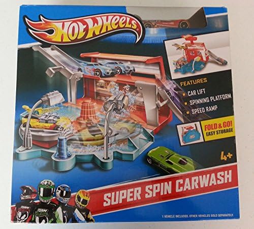 Hot Wheels Super Spin Carwash Vehicle Gift Pack Car Toys