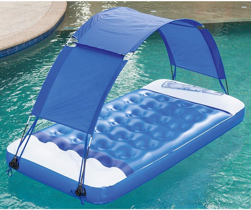 318x180x68 Exterieur Jardin Enfant Yunt 11 Piscine Gonflable Familiale Geante Avec Voile Pare Soleil Arriere Cour Adulte Fete De Leau Dete Enfants Piscine Salon Gonflable Pour Bebe Jeux D Eau Et De Plage Jeux Et Jouets