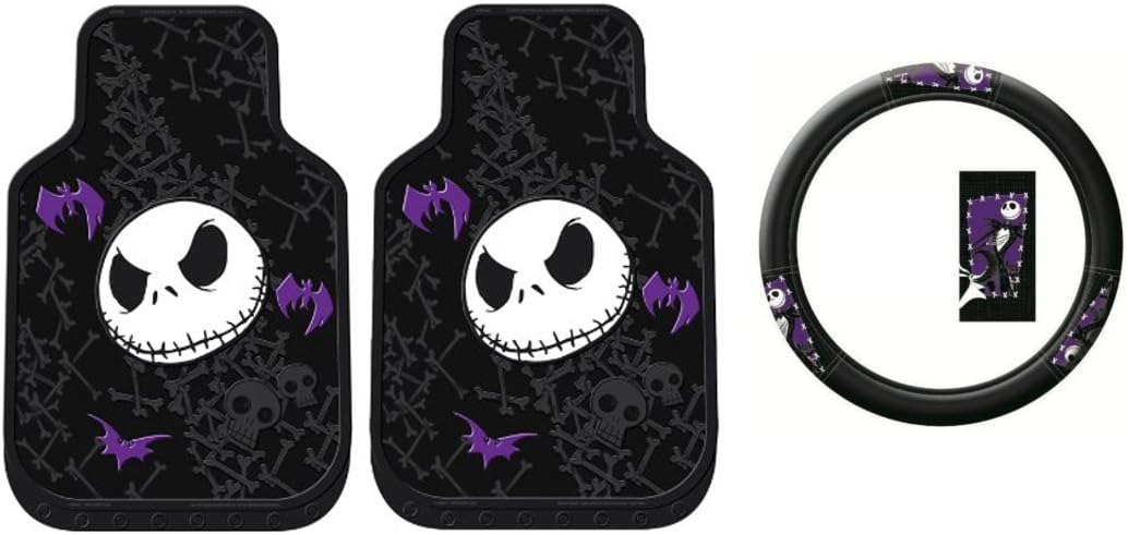 Best jack and sally seat covers for cars purple