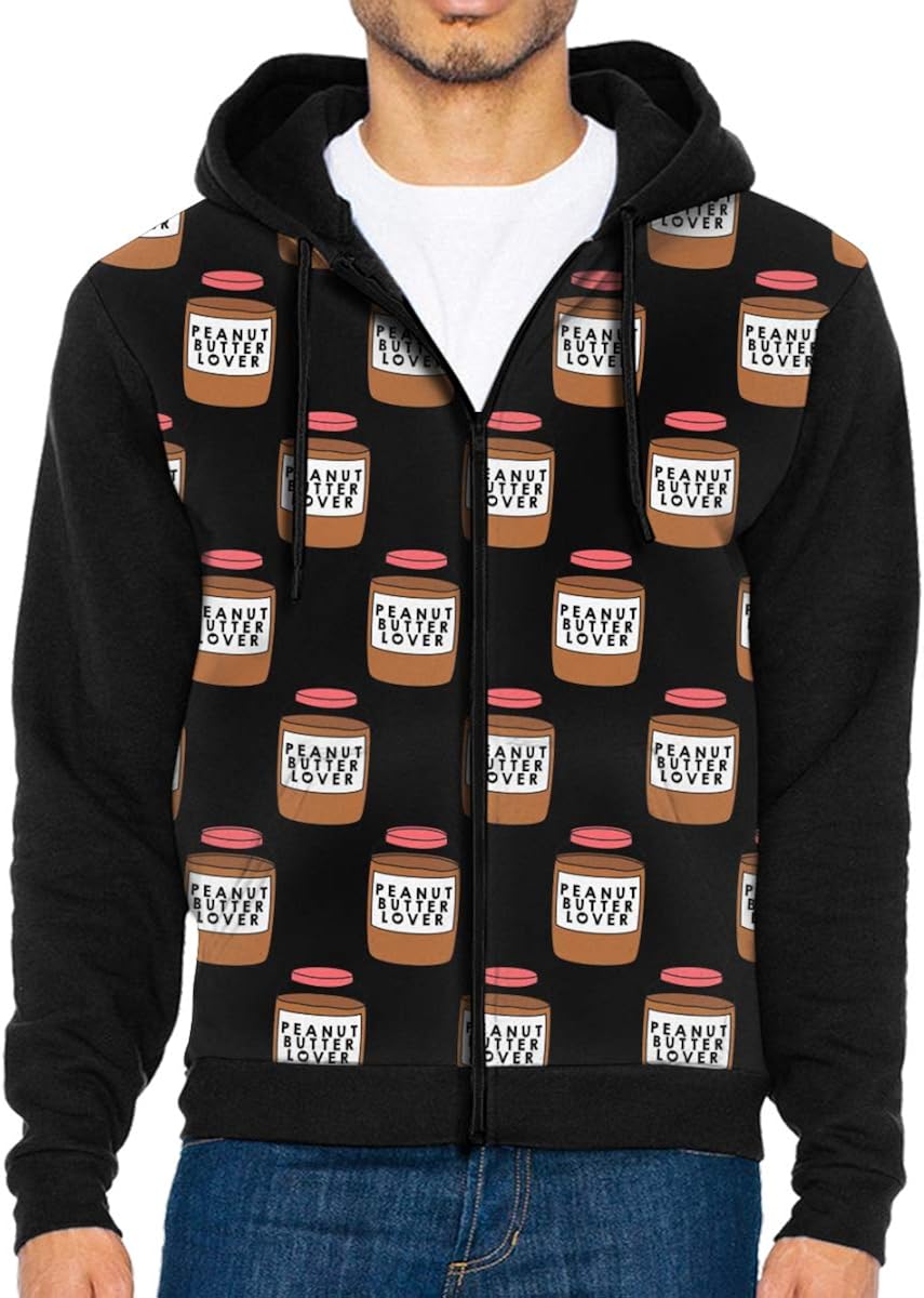 Peanut Butter Lover Lightweight FullZip Hoodie Pullovers