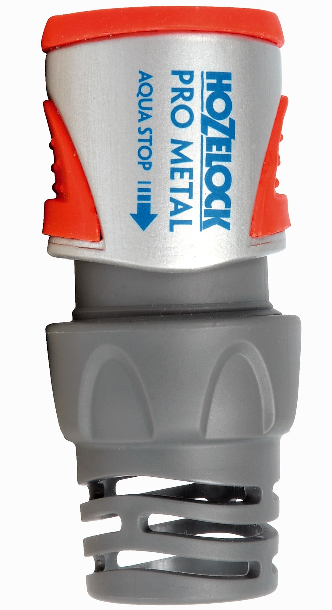 Hozelock AquaStop"Metall Pro" Connector, Grey, 15/19 mm