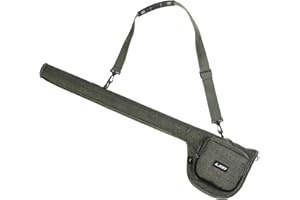 Xtahdge Canvas Fishing Rod Bag Portable Fishing Rod Reel Storage Tube Case Fishing Rod Fly Fishing Bag
