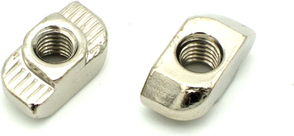 TOPINSTOCK Metric 30 Series T Nut Post Assembly for 3030 European Aluminum Extrusions Pack of 50 (M5)