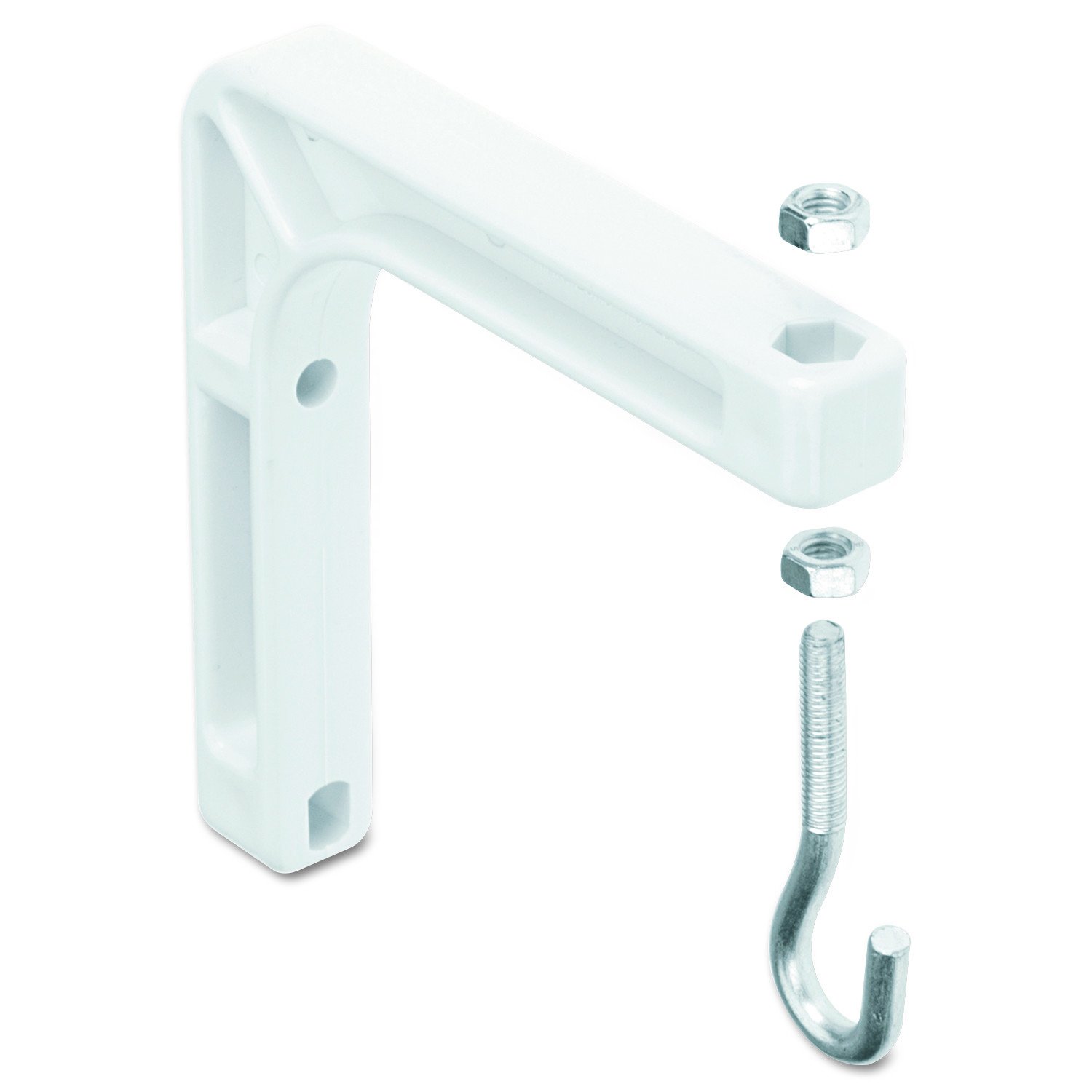 Quartet AW6Q Wall Mount for Projection Screen, 6-3/4 x 1-1/4 x 7-1/2, 2/Set, White