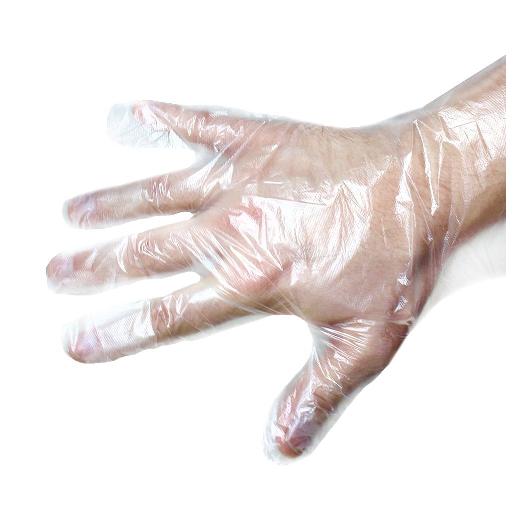 Juvale Disposable Food Prep Gloves 100 Piece Plastic Food Safe