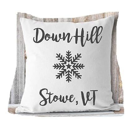 Amazon Com Whitexzzx Snowflake Pillow Throw Pillow Cabin Decor
