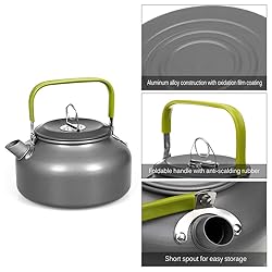 Lixada Camping Kettle 0.8L/1.2L/1.6L for Boiling