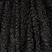 Pack of 3 Afro Kinky Marley 18 inch Braids Hair Extensions Synthetic Twist Crochet Braiding Hair