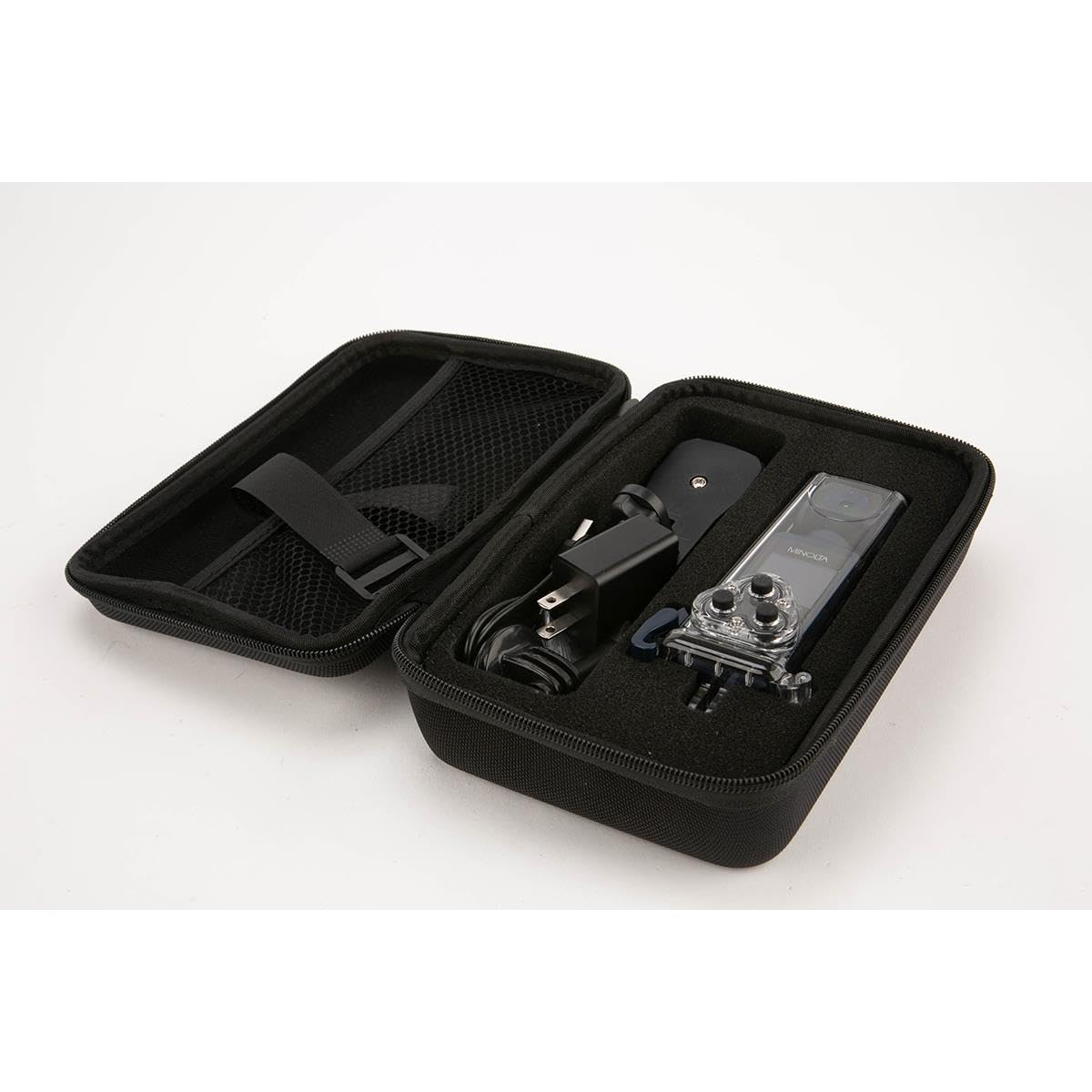 Minolta 4K Ultra HD Pocket Camcorder – WiFi Enabled Action Camera with 16MP Photos, 170° Wide Angle Lens, 270° Rotating Head, Slow Motion, 1.3-inch Display - 16GB Card & Waterproof Case (Blue)