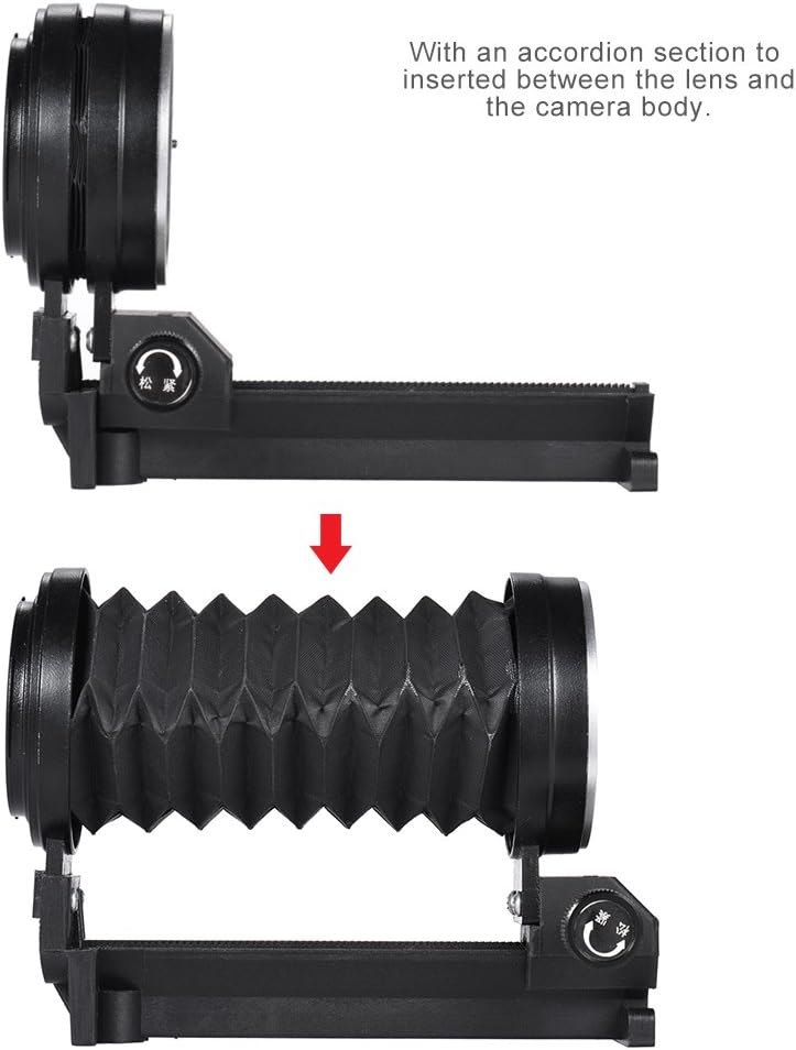 Andoer Macro Entension Bellows Focusing Attachments compatible with Canon EOS EF Mount Camera 5DIII 70D 700D 1100D DSLR - Image 3