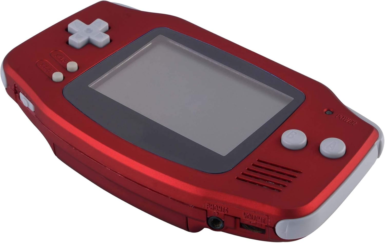 eXtremeRate Scarlet Red Soft Touch GBA Replacement Full Housing Shell Cover w/Buttons Screws Screwdriver Tools Set for Gameboy Advance - Handheld Game Console NOT Included: Computers & Accessories